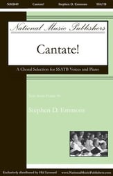 Cantate SSATB choral sheet music cover